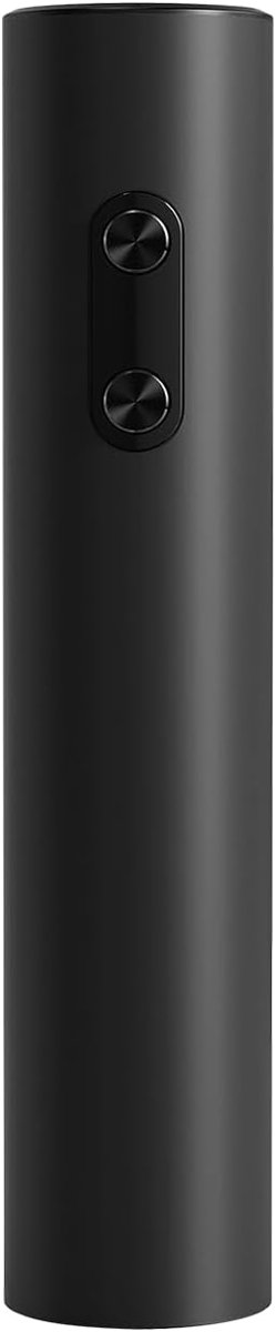 Battery Operated Wine Opener by ELMWAY, Electric Corkscrew & Wine Bottle Opener, Gift for Wine Lovers and Wine Accessories for Home Bars - Black (Foil Cutter & 4 x AA Not Included)