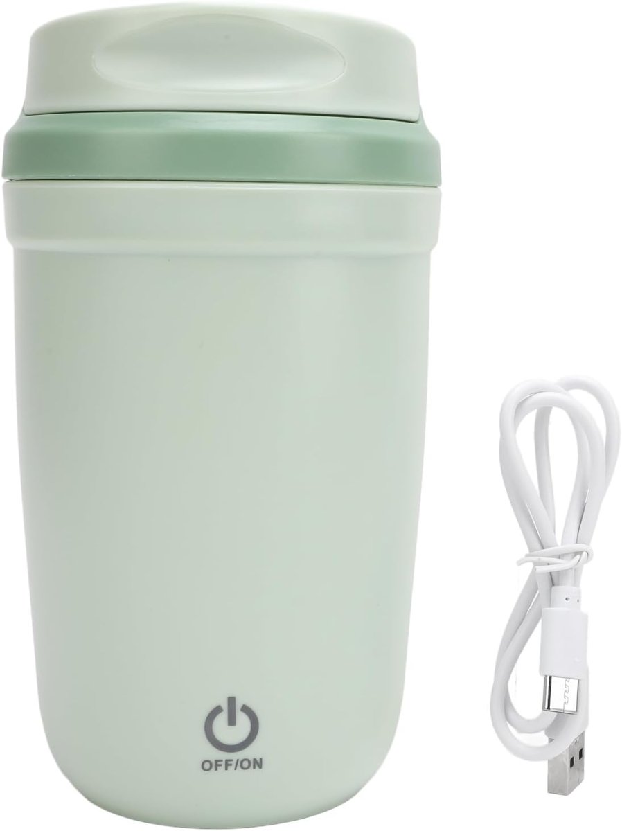 Self Stirring Coffee Mug, 350ml/12oz Auto Stirring Cup Rechargeable Stainless Steel Electric Mixing Cup for Milk Cocoa Office Kitchen Travel