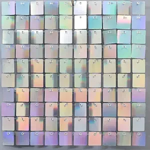 Iridescent Holographic Sequin Wall Panel Backdrop